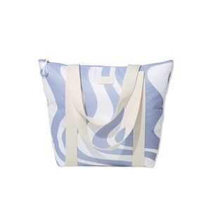 Ulta Blue Insulated Tote Bag with Cream Straps